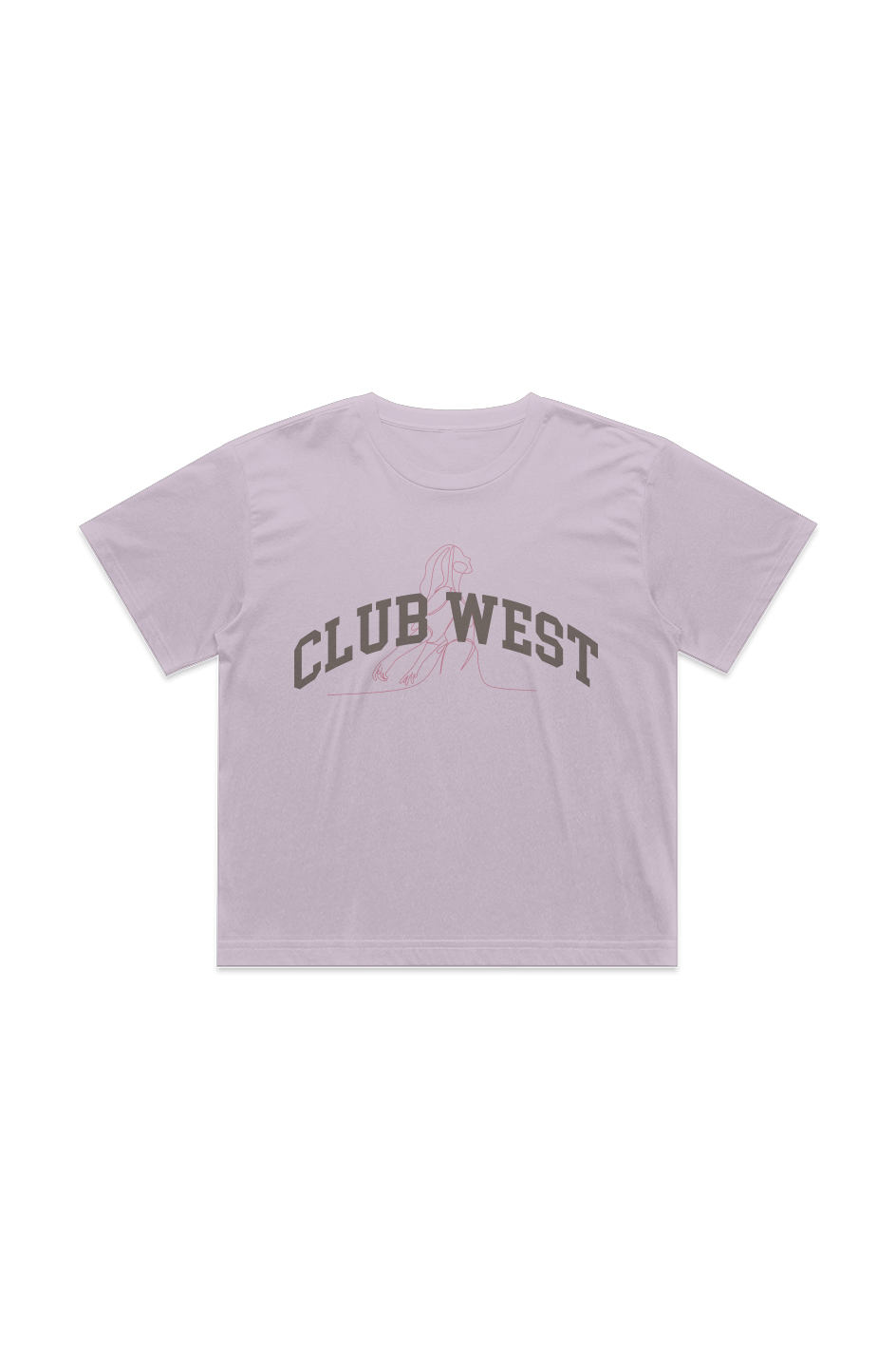 Club West Cropped Tee 