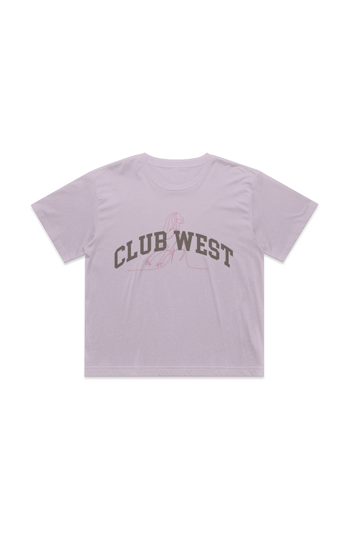 Club West Cropped Tee 